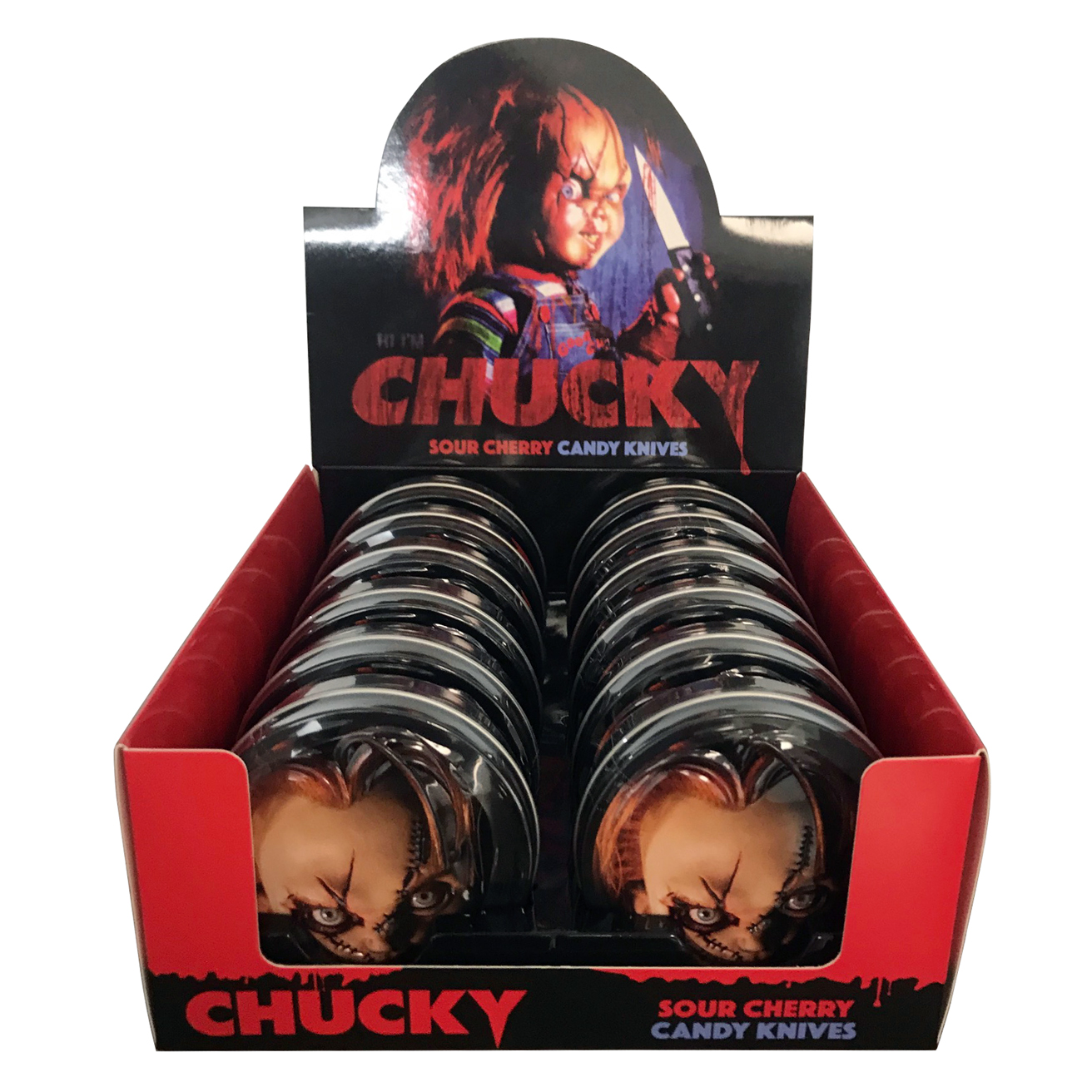 ガチャ NAOKI クリーナー Chucky Childsplay Candy - Boston America Corp.