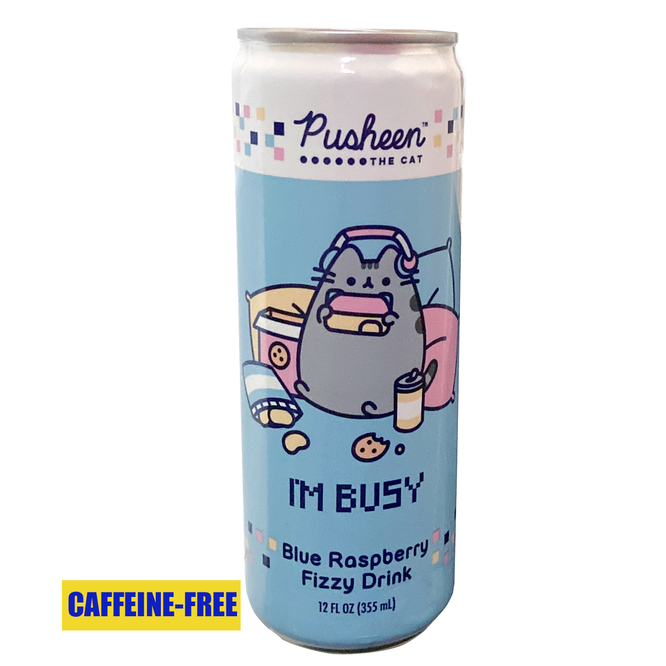 I'm Busy Blue Raspberry Fizzy Drink - Boston America Corp.